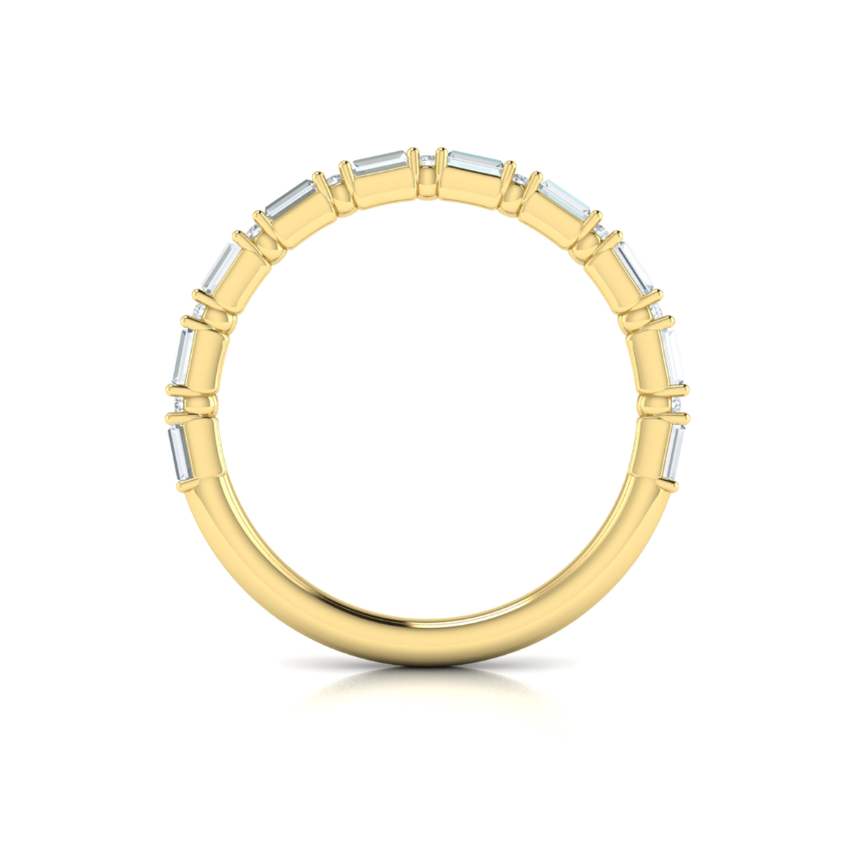Matching Band for Opulent Oval Engagement Ring