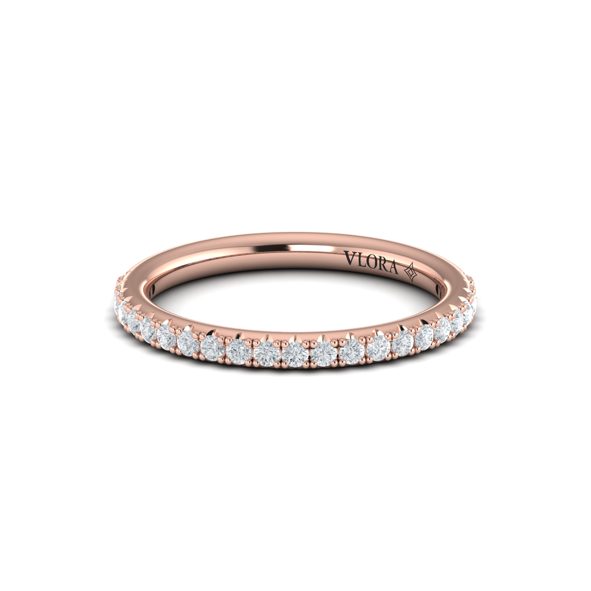 Matching Band for Woven Embrace Three Stone Engagement Ring
