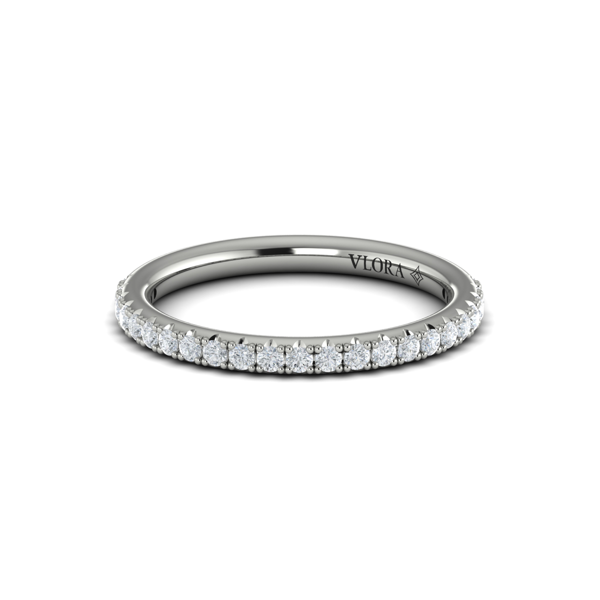 Matching Band for Woven Embrace Three Stone Engagement Ring