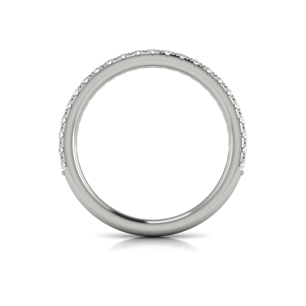 Matching Band for Woven Embrace Three Stone Engagement Ring