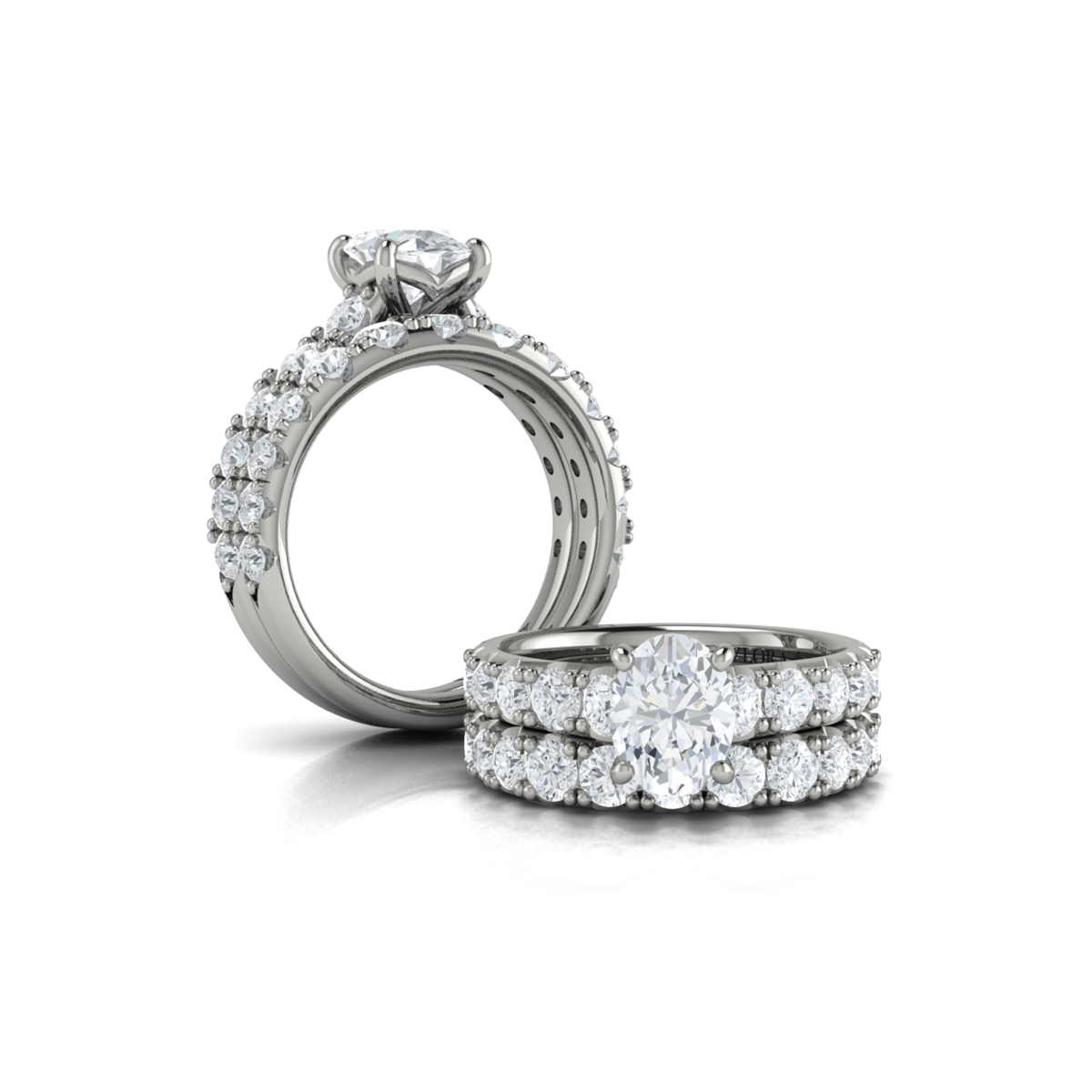 Matching Band for Luxe Classic Oval Engagement Ring
