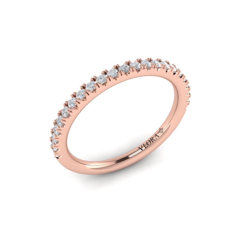 Matching Band for Floral Marquise Cluster Oval Engagement Ring