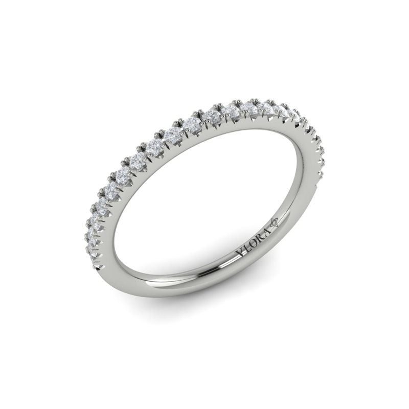 Matching Band for Floral Marquise Cluster Oval Engagement Ring