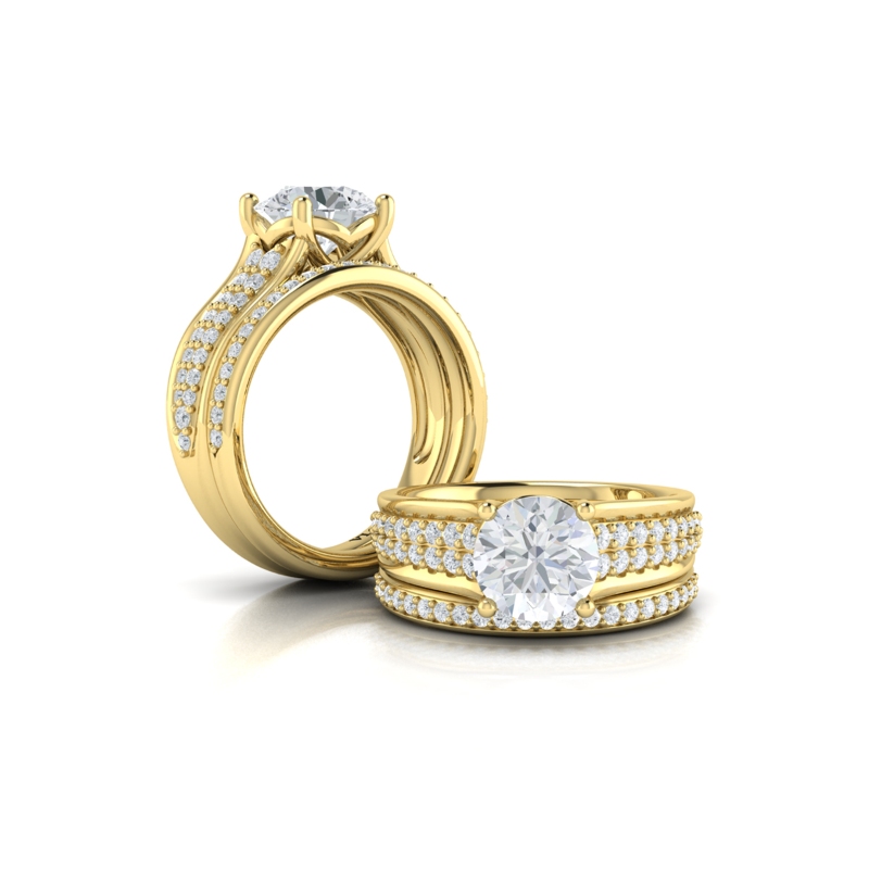 Matching Band for Crescendo Engagement Ring