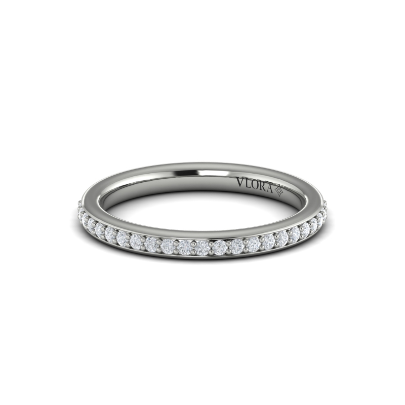 Matching Band for Bold Bezel Emerald Cut Engagement Ring