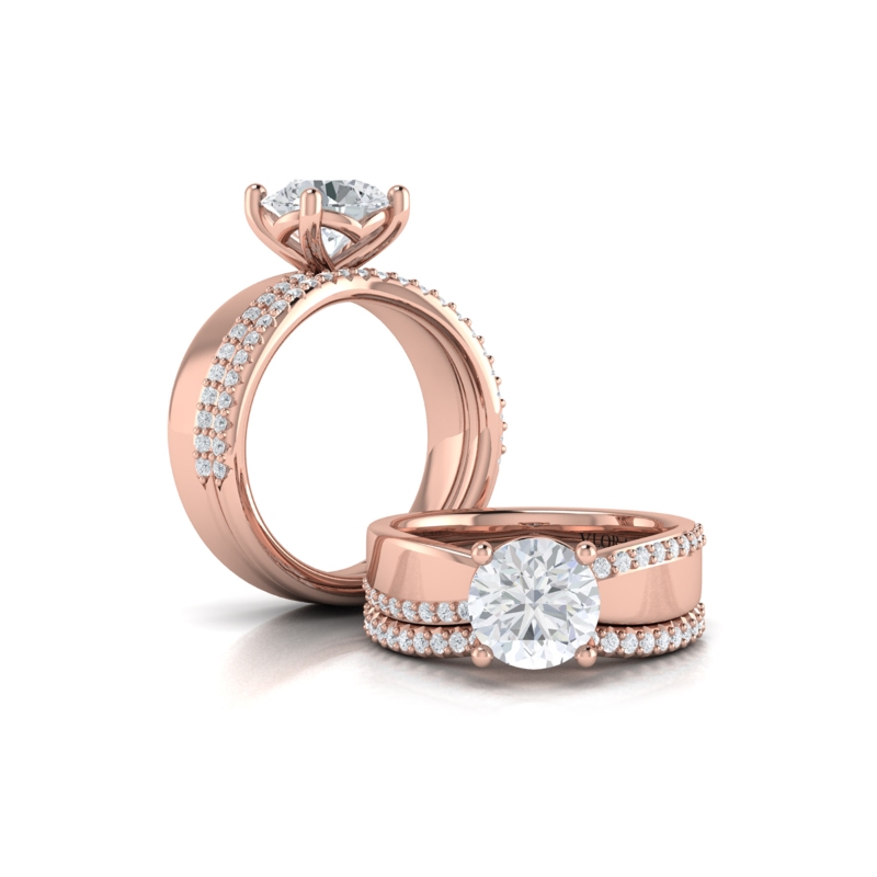 Matching Band for Arc Engagement Ring