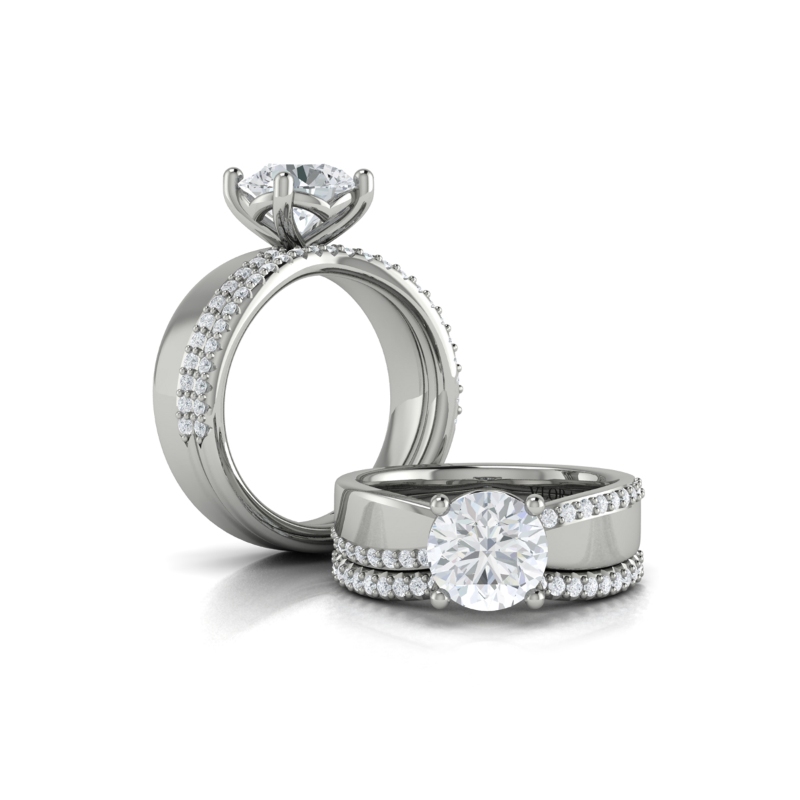 Matching Band for Arc Engagement Ring