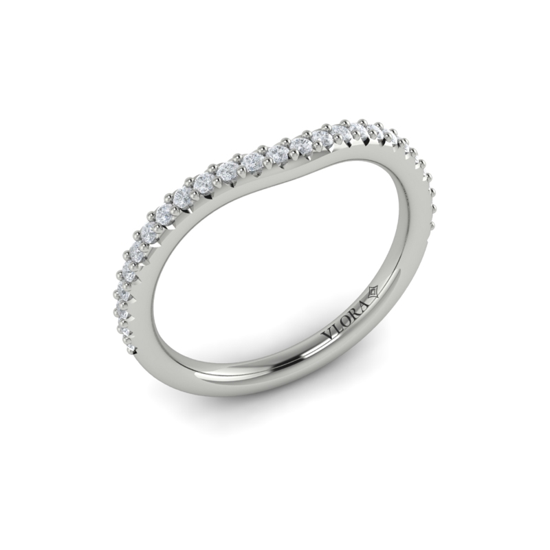 Matching Band for Arc Engagement Ring