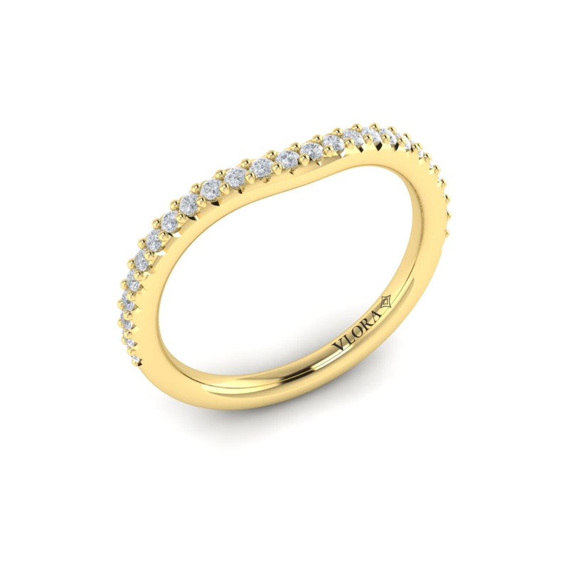 Matching Band for Arc Engagement Ring