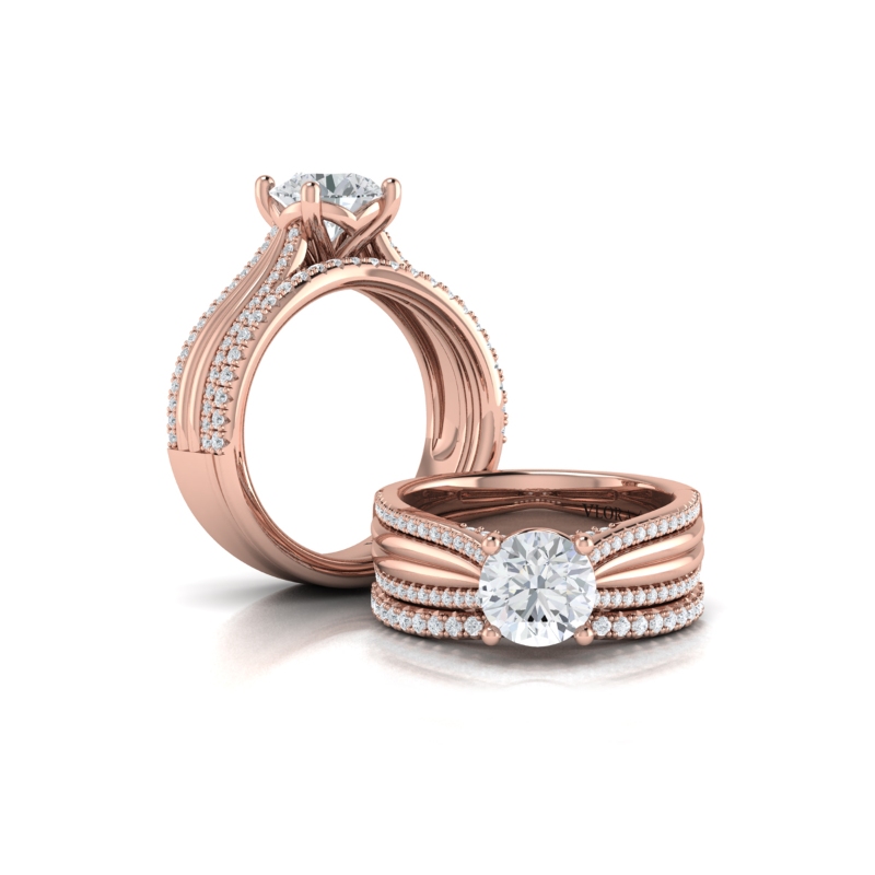 Matching Band for Cathedral of Joy Engagement Ring