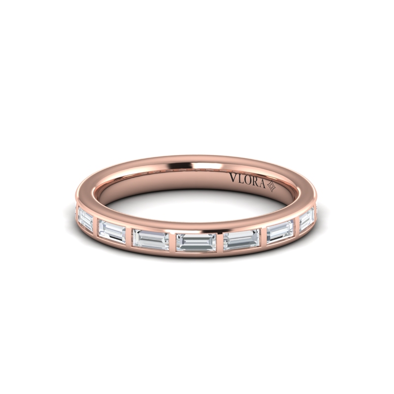 Matching Band for Art Deco Baguette Channel Engagement Ring