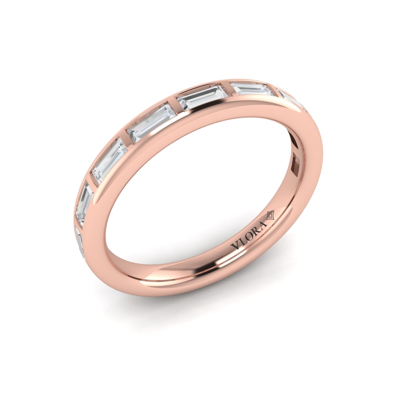 Matching Band for Art Deco Baguette Channel Engagement Ring