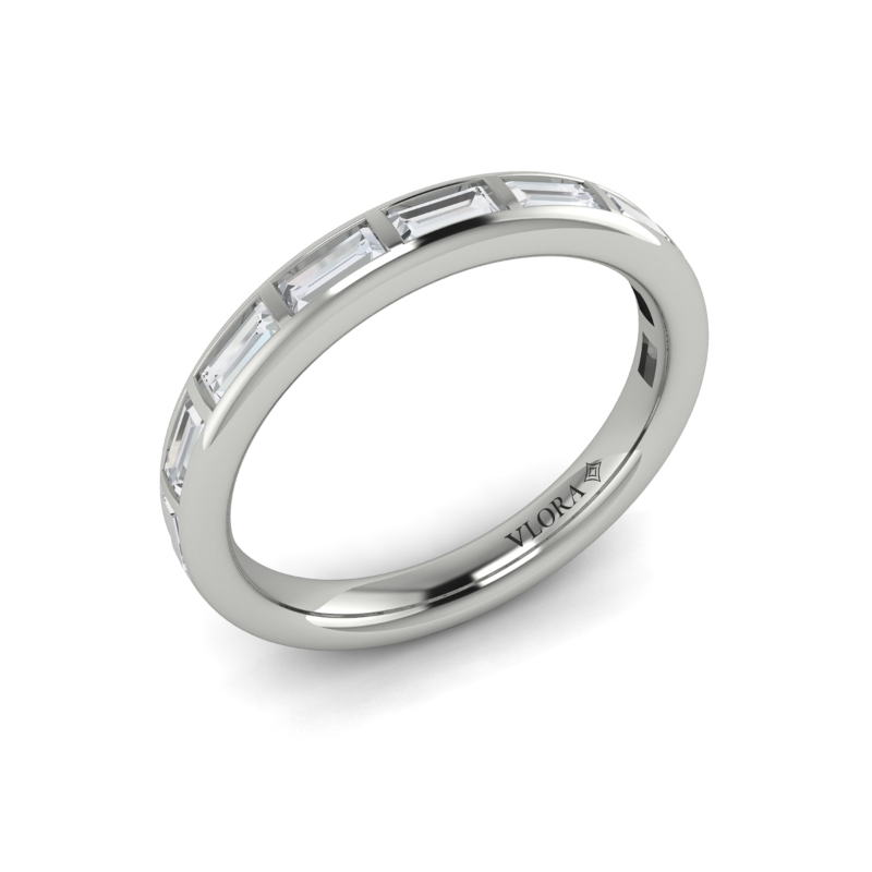 Matching Band for Art Deco Baguette Channel Engagement Ring