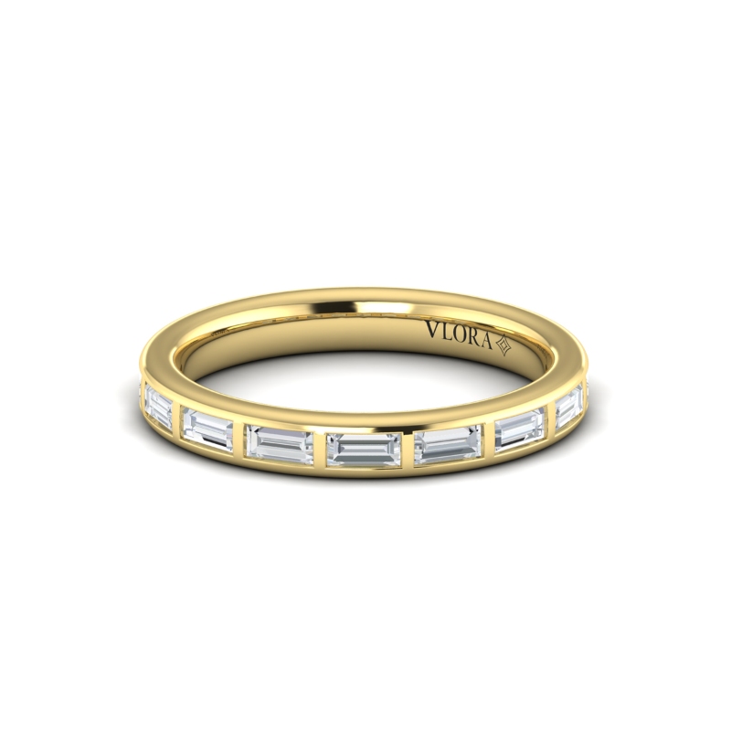 Matching Band for Art Deco Baguette Channel Engagement Ring