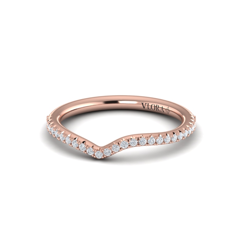 Matching Band for Teardrop Bezel Engagement Ring