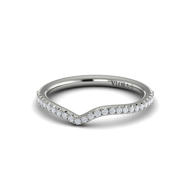 Matching Band for Teardrop Bezel Engagement Ring