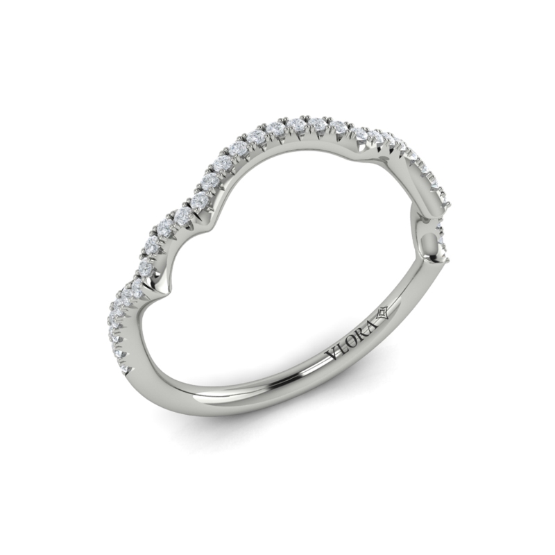 Matching Band for Botanical Oval Engagement Ring