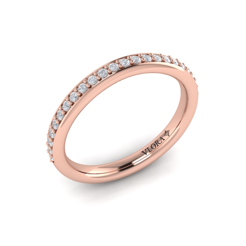Matching Band for Emerald Cut Cathedral Engagement Ring
