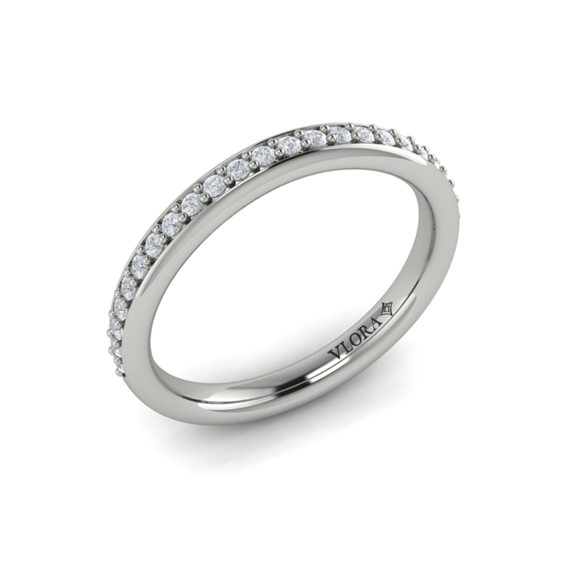 Matching Band for Emerald Cut Cathedral Engagement Ring