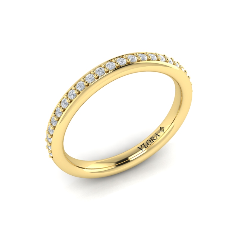 Matching Band for Emerald Cut Cathedral Engagement Ring