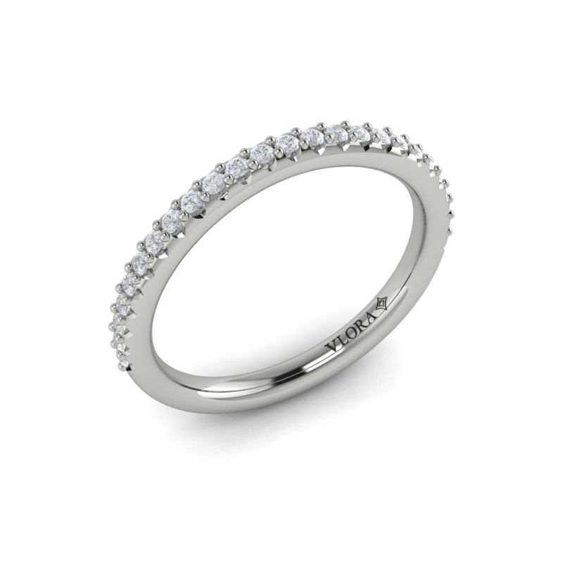 Matching Band for Oval Pave Cathedral Engagement Ring