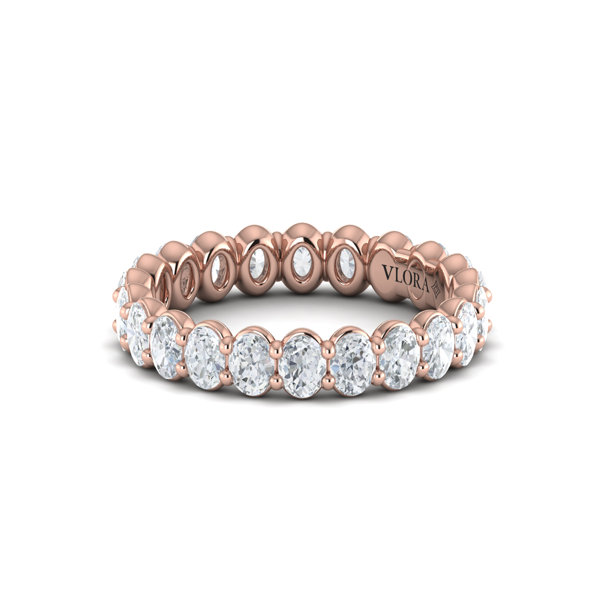 Luminous Oval Eternity Ring