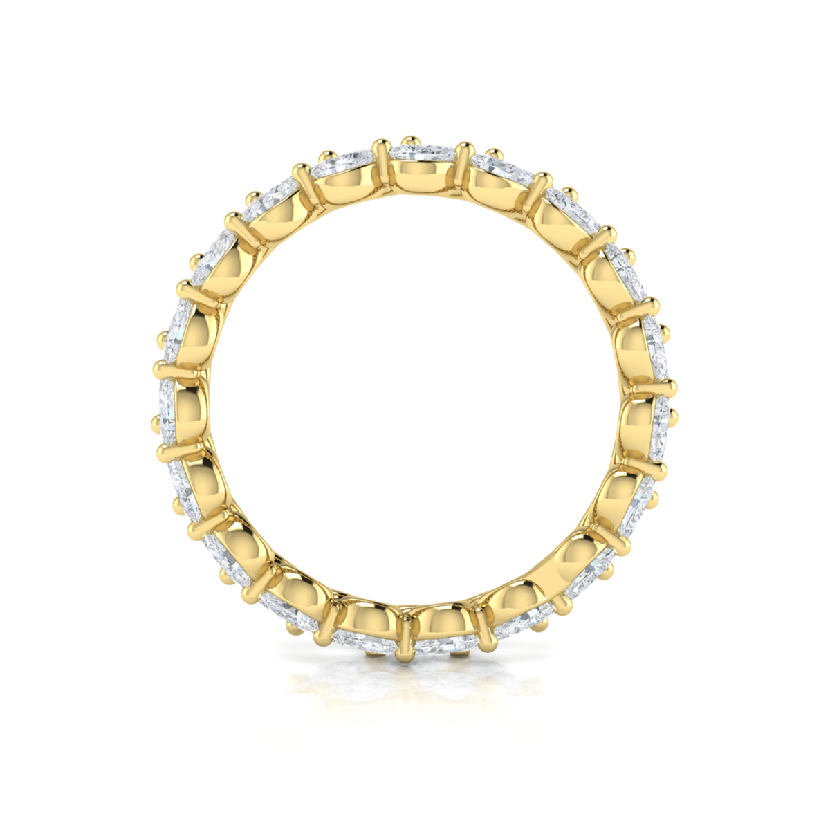 Double Pear Shape Eternity Ring