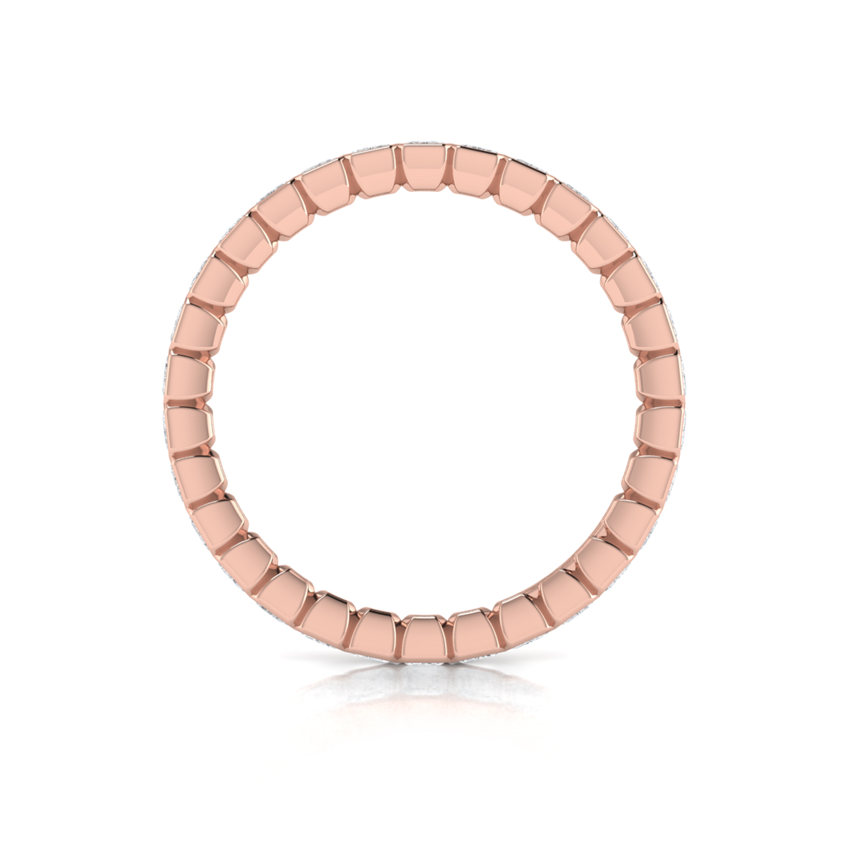 Endless Emerald Cut Eternity Ring