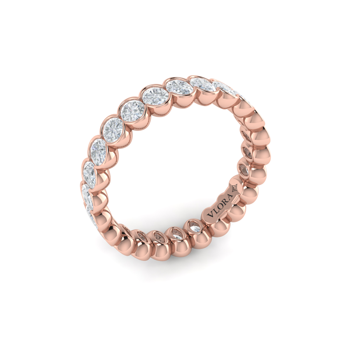Endless Oval Eternity Ring