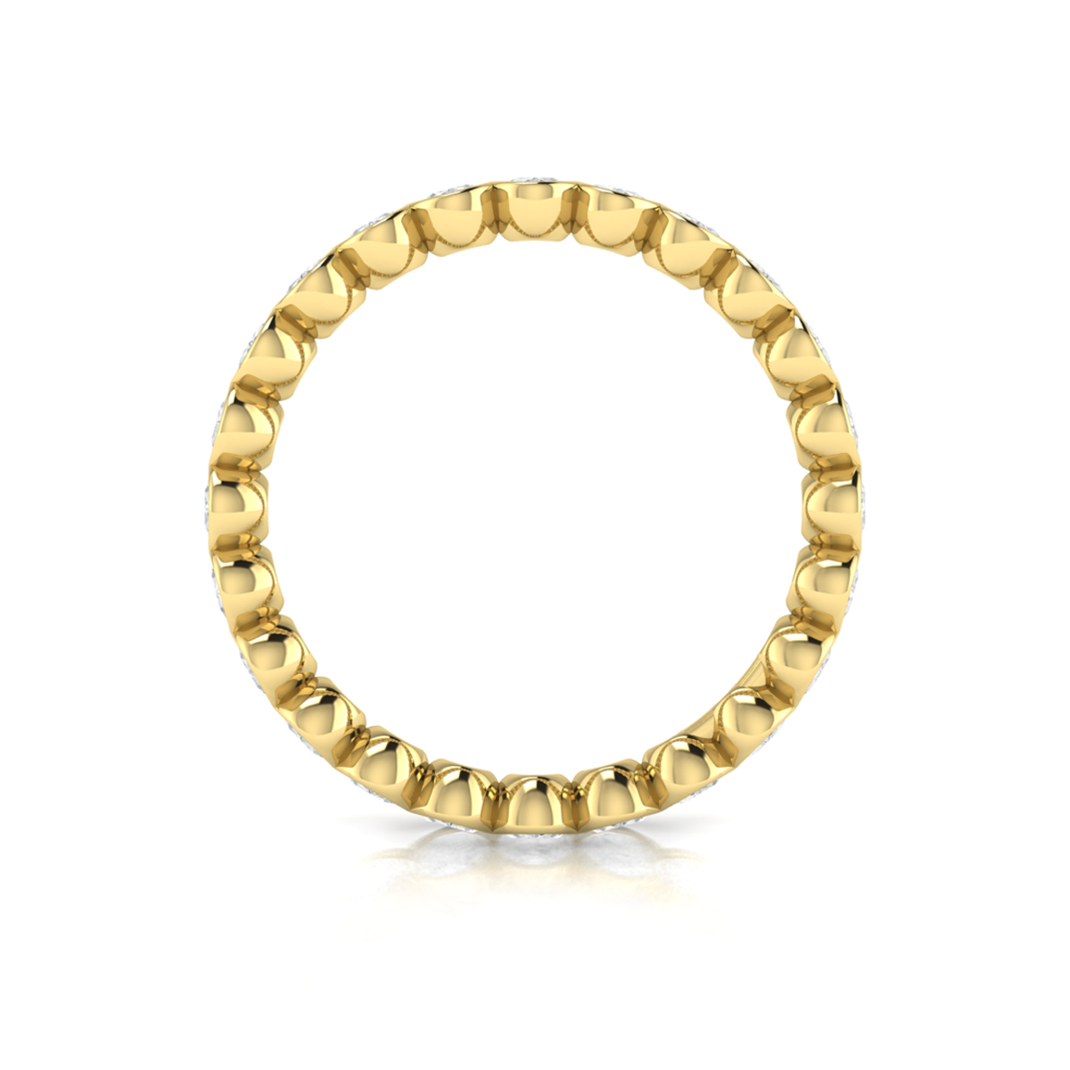 Endless Oval Eternity Ring