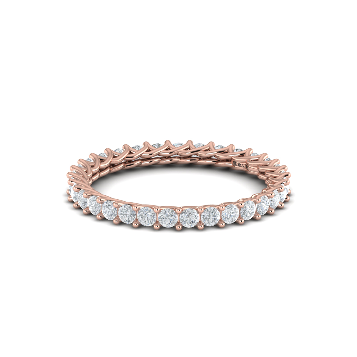 Delicately Woven Eternity Ring