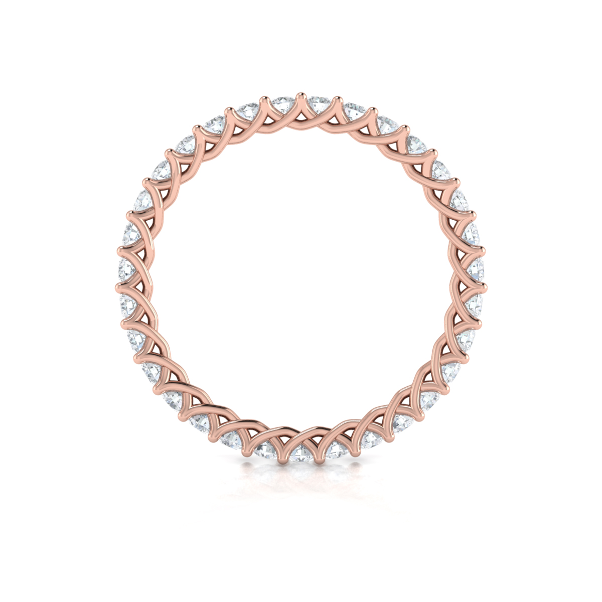 Delicately Woven Eternity Ring