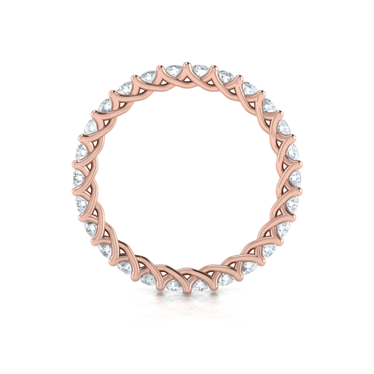 Woven Eternity Ring