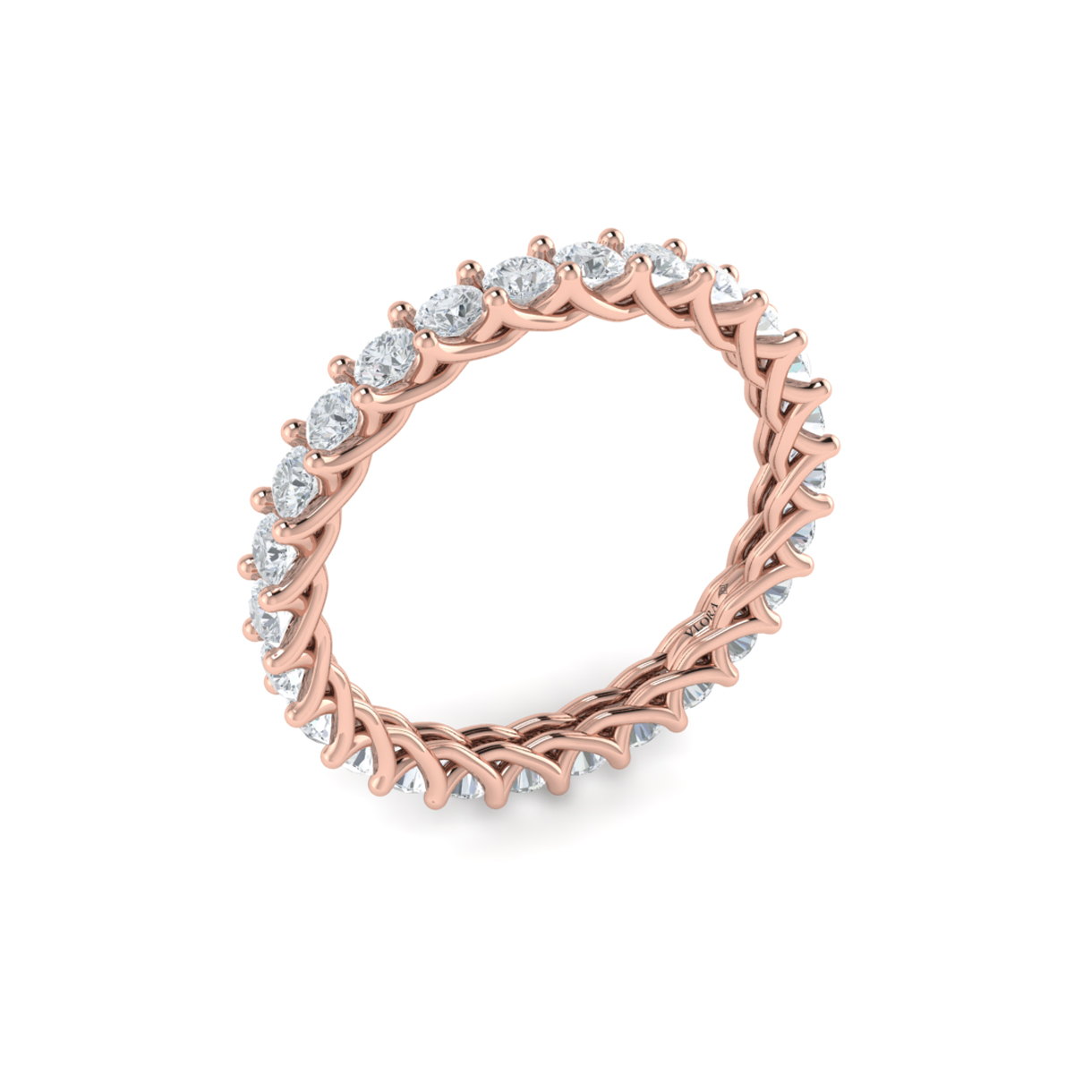 Woven Eternity Ring