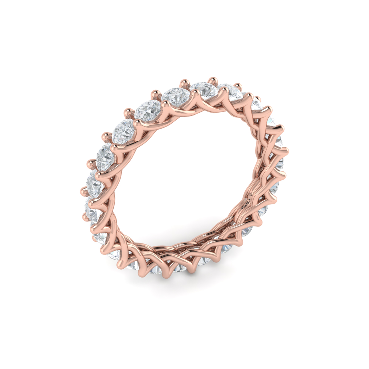 Bold Woven Eternity Ring