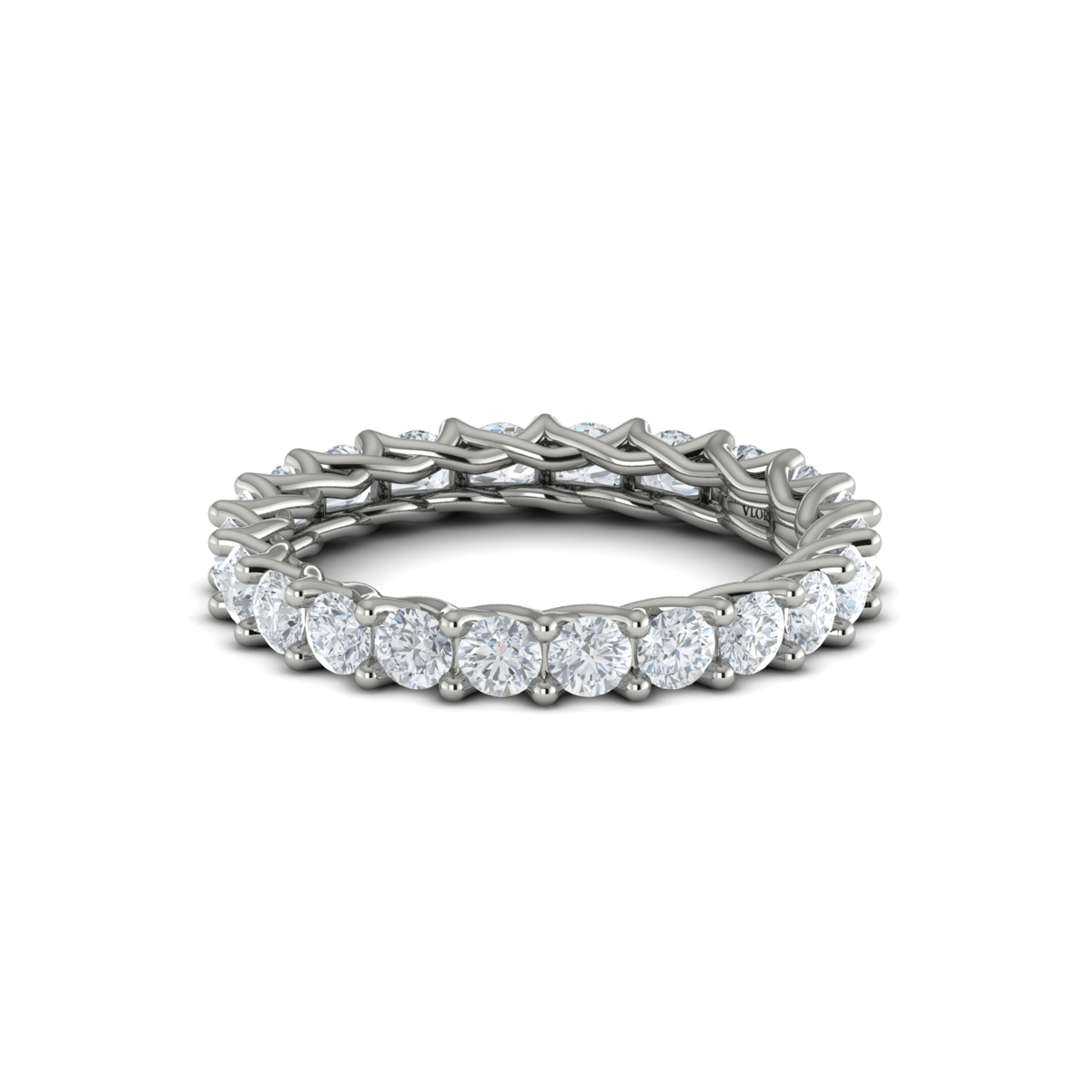 Bold Woven Eternity Ring
