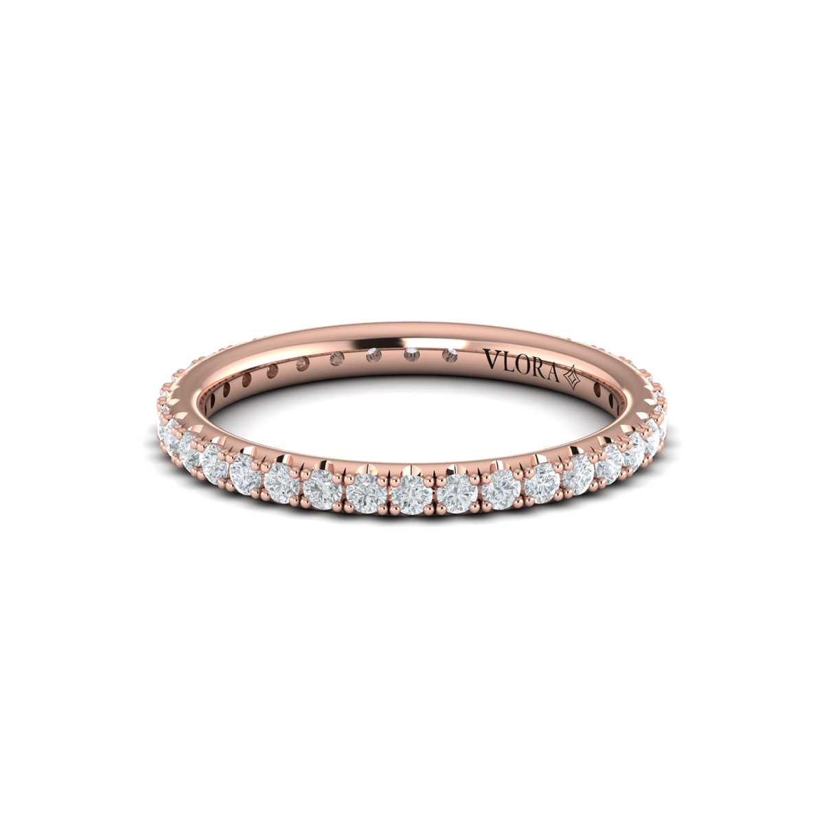 Slim Pave Eternity Ring