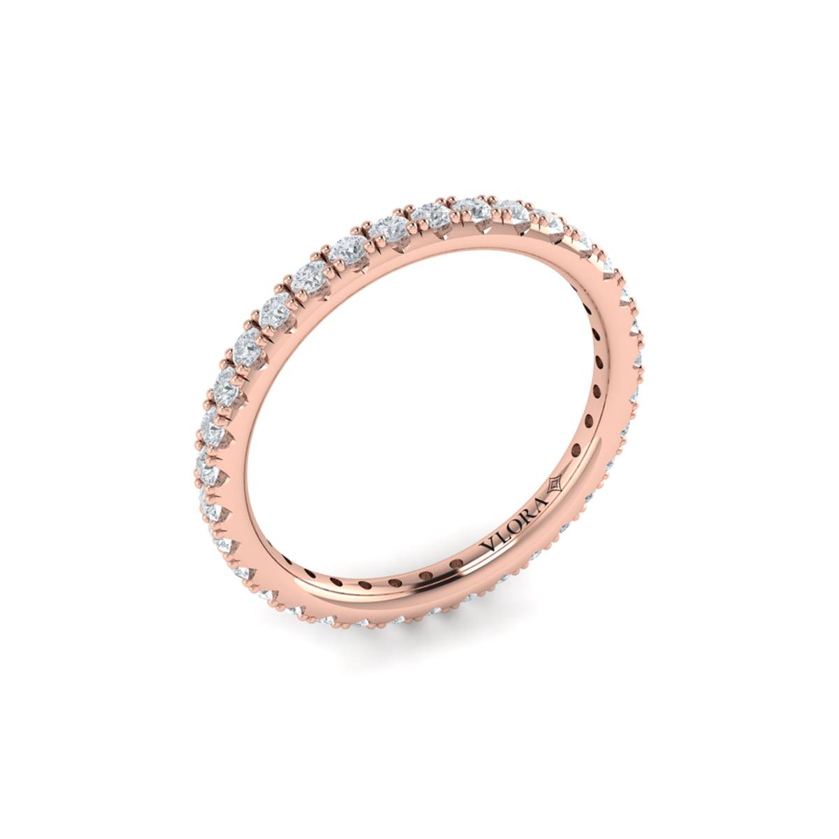 Slim Pave Eternity Ring