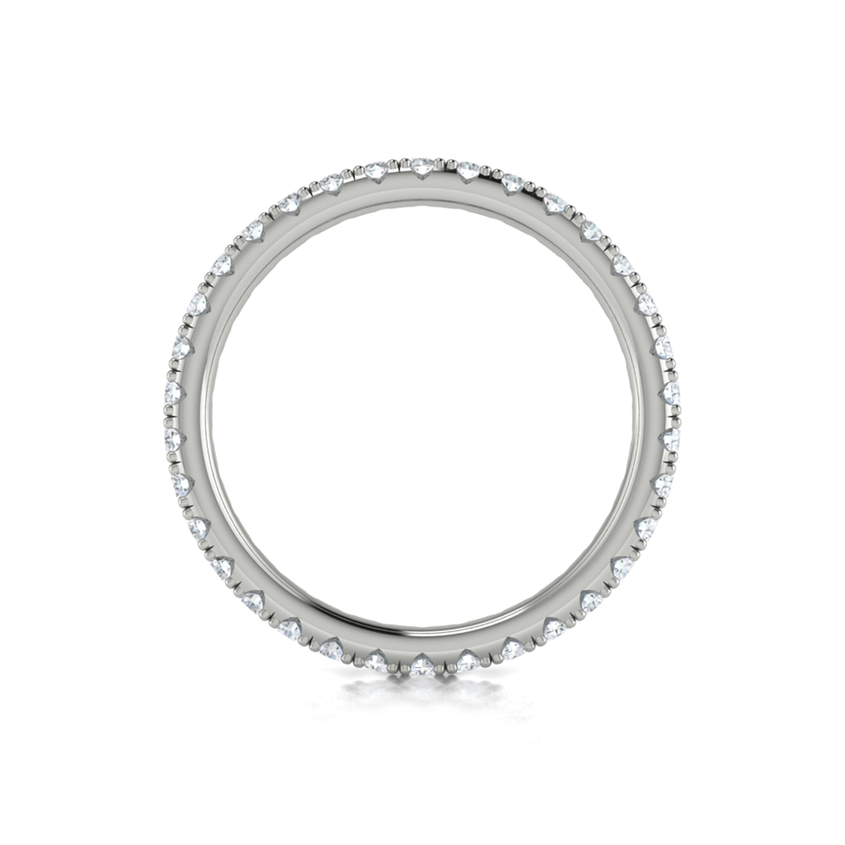 Slim Pave Eternity Ring