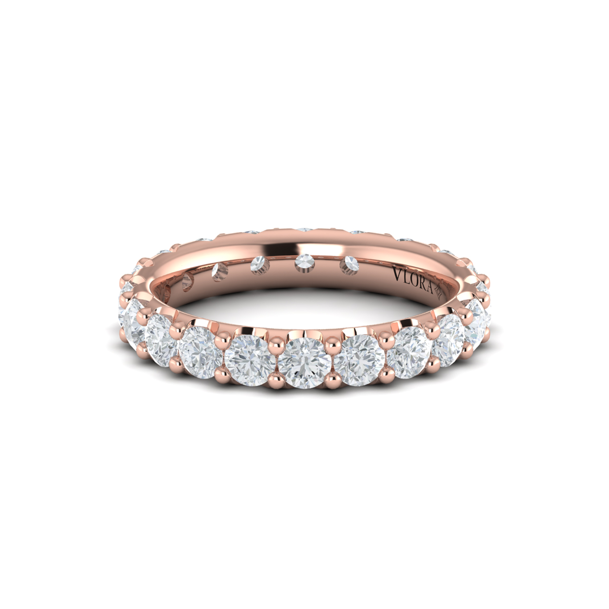 Dramatic Pave Eternity Ring