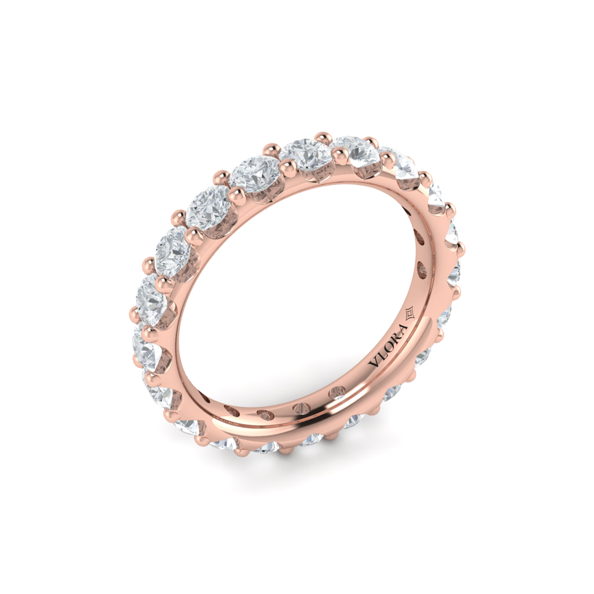 Dramatic Pave Eternity Ring