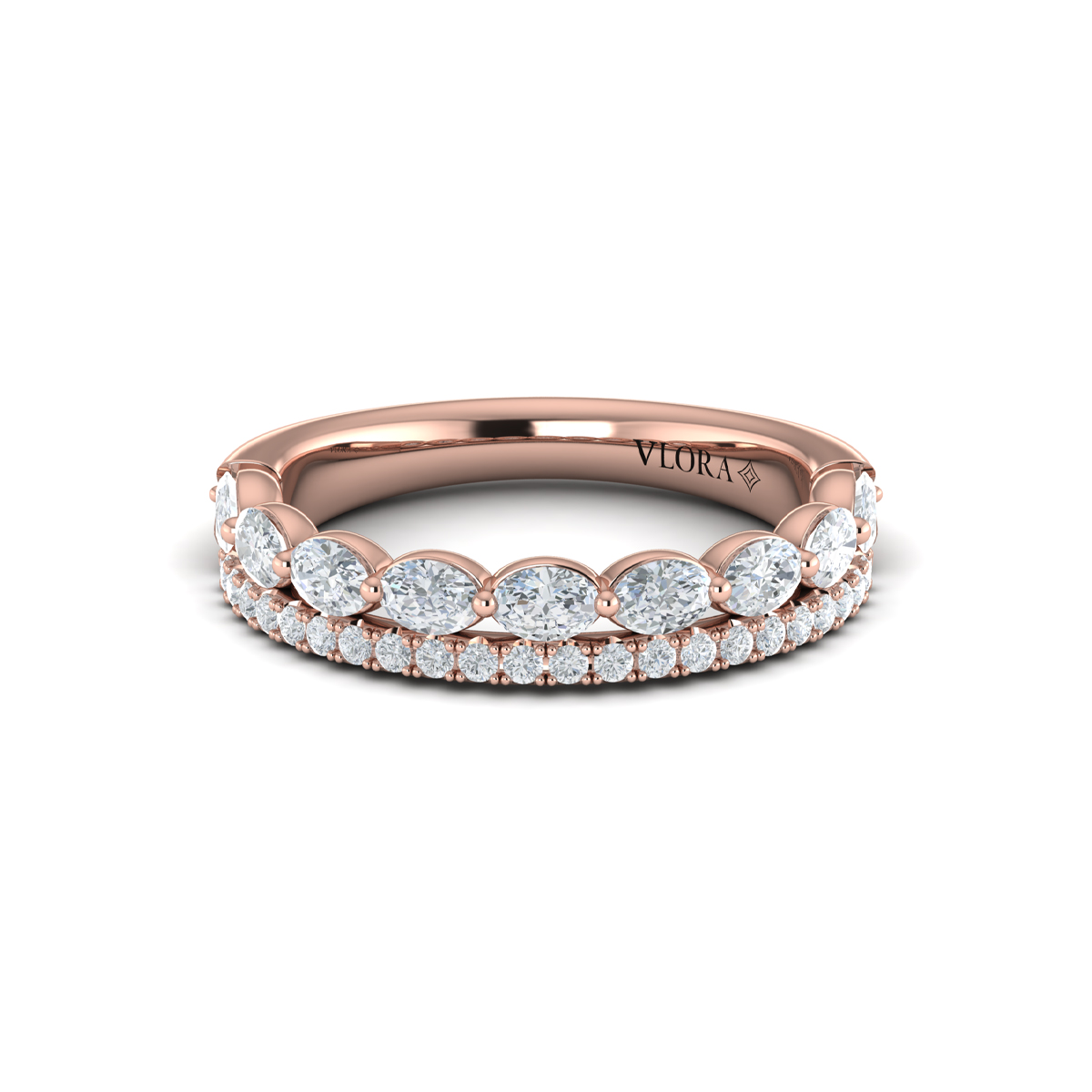 Elegant Duo Stackable Band