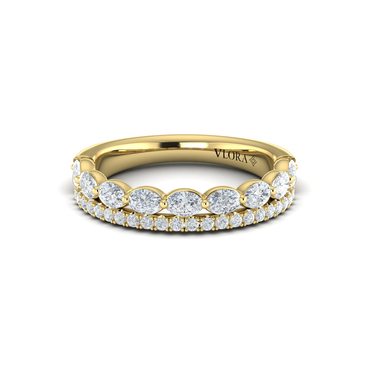 Elegant Duo Stackable Band