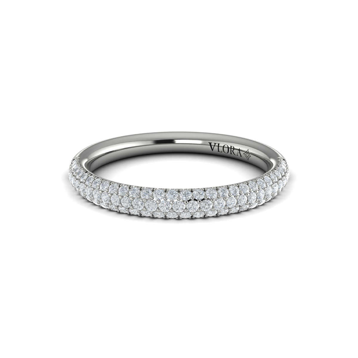 Pave Stackable Band