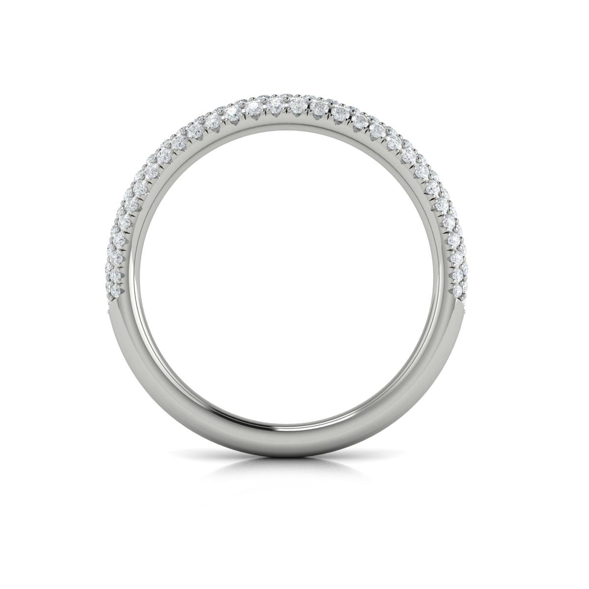 Pave Stackable Band