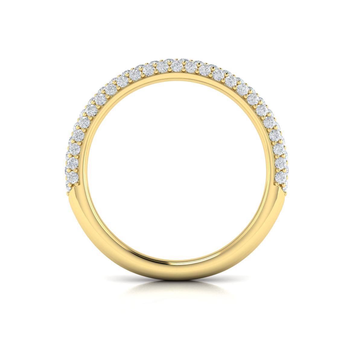 Pave Profile Stackable Band