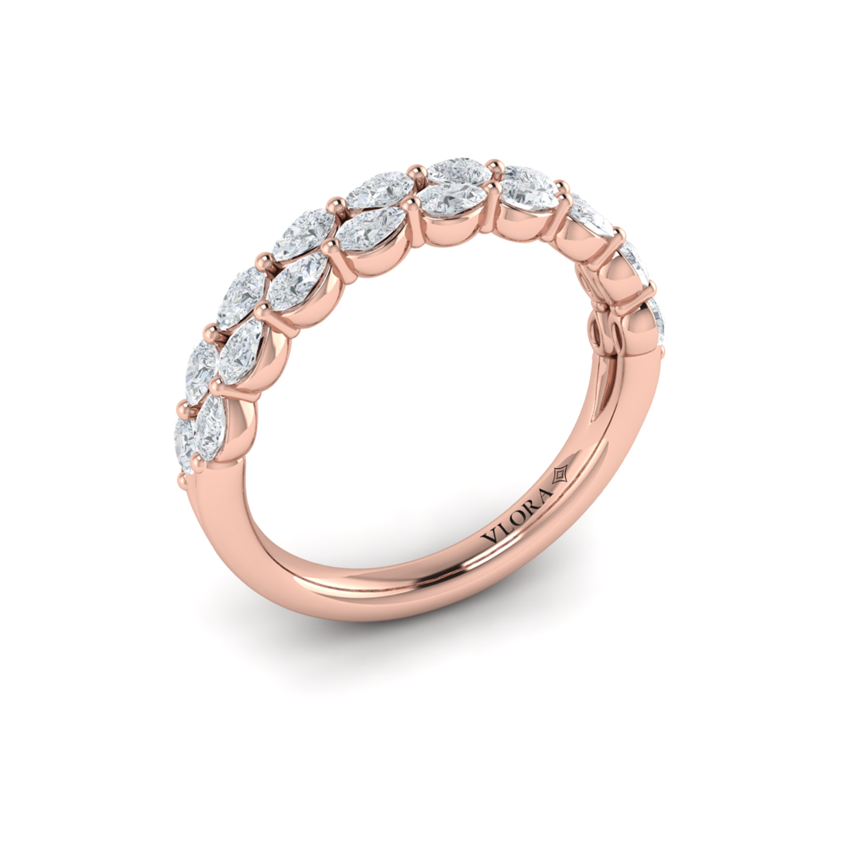 Double Pear Shape Stackable Band