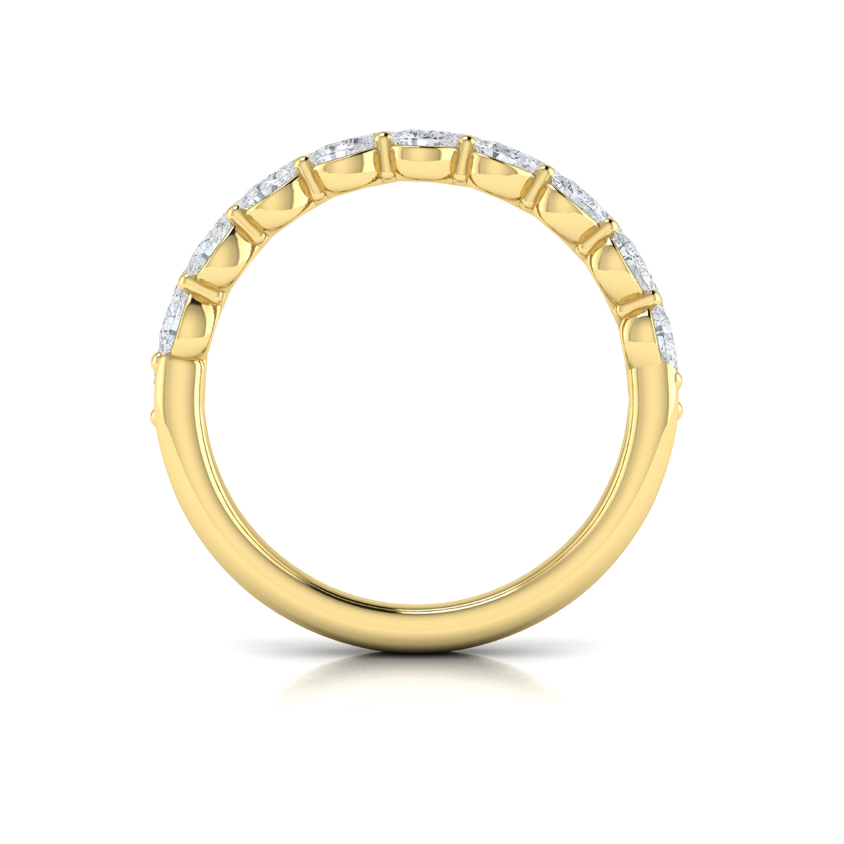 Double Pear Shape Stackable Band