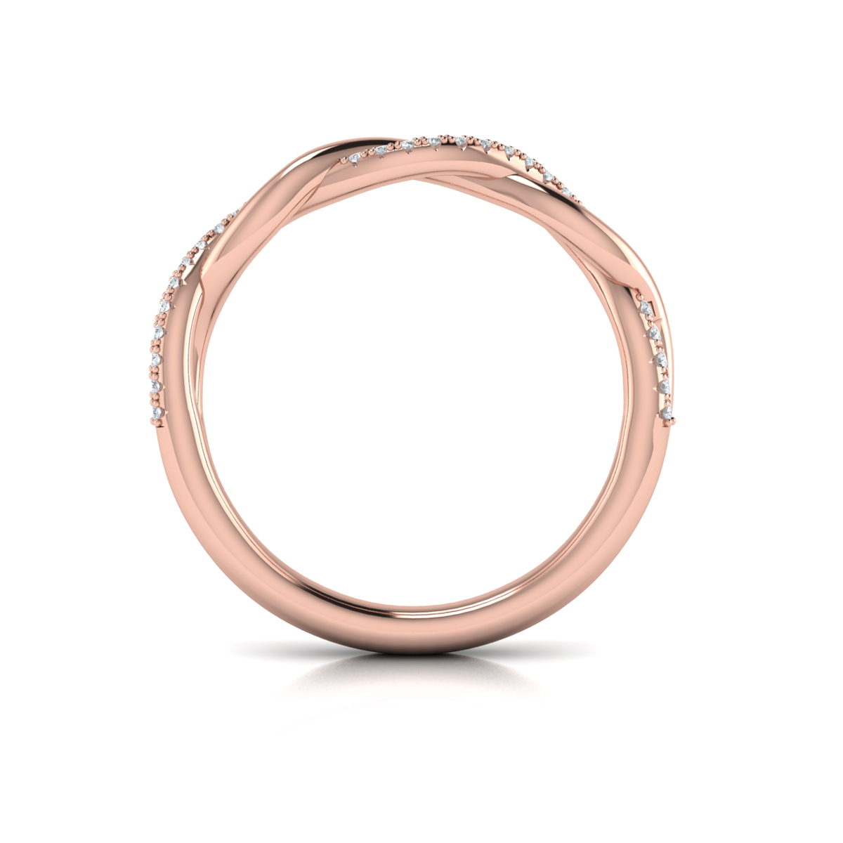 Entwined Stackable Band
