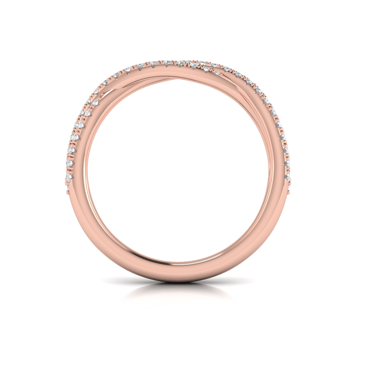 Delicate Twist Stackable Band